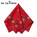 ONE EAR BRAND one year бренд [Camel Brand Edelweiss]50cmx50cm бандана сделано в Японии 