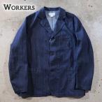 WORKERS ワーカーズ【Lounge Jacket】≪Indigo Herringbone≫ラウンジジャケット テーラードジャケット  ヘリンボーン コットン100%