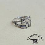 STAMP WORKS スタンプワークス≪【SWR-002】【Sprit Ring】≪Swastika≫スワスティカスプリットリング 指輪 ハンドメイド シルバー SILVER925