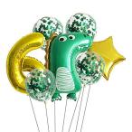 Ryohan 誕生日 数字バルーン セット 飾り付け 恐竜風船組み合わせ パーティー 装飾32インチ バルーン0-9 記念日 デコレーション