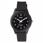 シチズン時計 腕時計 シチズン Q&amp;Q アナログ カラーウォッチ 防水 ウレタンベルト V01A-017VK ブラック