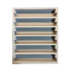 Nゲージ車両収納用 KATO小型ブックケース対応 交換用6両収納中敷ウレタン  10枚パック