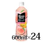 ミニッツメイド ゼロシュガー ピーチレモネード 600ml 24本入ケース  コカコーラ  桃 丸しぼりレモン カロリーゼロ　
