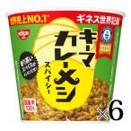 日清 キーマカレーメシ スパイシー 6個セット 常温 カップライス