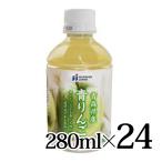 りんごジュース 青森県産 青りんご 280ml24本入箱 PET ビバレジャパン 果汁100% 濃縮還元 賞味期限2025年11月