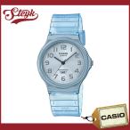 CASIO MQ-24S-2B Casio наручные часы аналог STANDARD стандартный мужской голубой прозрачный каркас 