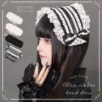 ショッピング薔薇 JupeLapin 薔薇 リボンヘッドドレス ロリータ ロリィタ レース リボン ピンク ブラック ギフト