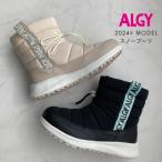 ALGY アルジー スノーブーツ 防水ブーツ ショートブーツ 雪 雨 防水 ブランド シューズ 厚底 女の子 黒 ブラック ベージュ 防寒 あったか 裏起毛