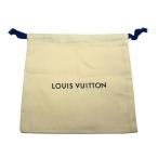 ルイ ヴィトン LOUIS VUITTON ベルト 用 巾着型 保存袋 小物入れ ポーチ 綿 コットン 100% イエロー ブルー紐 未使用