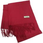 #gila Rossi .Guy Laroche палантин muffler большой размер бахрома мужской женский красный красный 