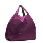 ★ アンテプリマ リバーシブル トートバッグ ナイロン パープル ブラウン 中古 ABランク ANTEPRIMA｜レディース