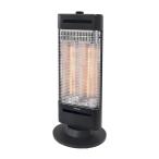 山善 カーボンヒーター 障害物センサー搭載 アッシュブラック DC-SW093 AB 電気ストーブ