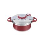 ショッピング圧力鍋 ティファール T-fal クリプソ ミニット デュオ ルージュ 圧力鍋 4.2L