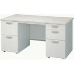 【枚数限定★100円OFFクーポン配布中】ライオン事務器 両袖机 ビジネスデスク EDシリーズ H700タイプ W1600×D700×H700mm ED-E167D-AB【代引不可】