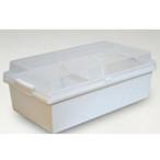 ライクイット 収納ボックス コミック・DVD・ゲームソフトケース シルキーホワイト 幅39×奥行22.4×高さ14.5cm 602080