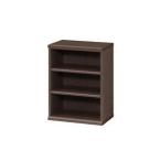 「メーカー直送　代引不可」「送料無料」「組立品」 大洋　オープンラック　幅45　高さ60cm　ダークブラウン　カラーラック　NC6045DB