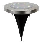 大進 埋め込み式 ソーラーガーデンライト 電球色 80ルーメン DS-007R3