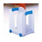 ニュースキャスター(新聞収納ラック) パールホワイト F-2346