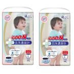 ショッピンググーン 2個セット  グーンプラス 肌快適設計 パンツ Lサイズ 44枚入り グーン グーンプラス おむつ パンツ 紙オムツ むれない もれない 吸収