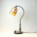テーブルランプ　卓上ランプ　ベネチアングラス　ベネチアンガラス　ガラス　イタリア製　fc-570ay-fantasy-goto-amber
