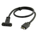 Cablecc USB 3.1 ¥Õ¥í¥ó¥È¥Ñ¥Í¥ë¥Ø¥Ã¥À¡¼ USB-C Type-C ¥á¥¹±äĹ¥±¡¼¥Ö¥ë 40cm ¥Ñ¥Í¥ë¥Þ¥¦¥ó¥È¥Í¥¸ÉÕ¤
