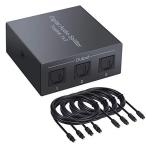 Proster ¸÷¥Ç¥¸¥¿¥ë ʬÇÛ´ï 1ÆþÎÏ3½ÐÎÏ SPDIF²»À¼Ê¬ÇÛ LPCM2.0/DTS/Dolby-AC3Âбþ 4PCS¸÷¥±¡¼¥×¥ëÉÕ°