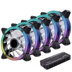 EASYDIY RGB ¥À¥Ö¥ë¥¹¥ê¥à¥±¡¼¥¹¥Õ¥¡¥ó 120mm ¥¢¥É¥ì¥µ¥Ö¥ë RGB Ä´ÀᵡǽÅëºÜ ÀŲ»pmw¥¿¥¤¥×,¥Õ¥¡¥ó¥Ï¥ÖÉÕ¤, ¥Þ¥¶¡¼¥Ü¡¼¥ÉƱ´ü