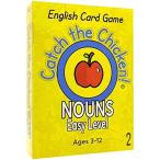 Catch The Chicken English Card Game NOUNS Easy Level 英語 カードゲーム子供英語名詞フラッシュカー