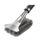 バーベキューブラシ 網用ブラシ グリルブラシ BBQ用掃除ブラシ 5倍強力清潔 汚れ取り 焦げ取り 鉄板クリーナー/鍋/鉄板焼器 BBQに適用 ステン