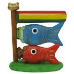 ダイカイ Copeau ( コポー ) カエルとクマの集合 こいのぼり 71078 グリーン 8.2x3.7x9.4(cm)