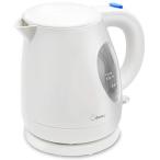 dretec(ドリテック) 電気ケトル 1.0L 軽量 空焚き防止機能 誤動作防止機能付き シンプル やかん PO-152AWTDI ホワイト