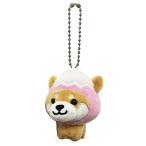 Yahoo! Yahoo!ショッピング(ヤフー ショッピング)旅するマメしば ぬいぐるみキーホルダー かわいい ぬいぐるみ ふわふわ 犬 柴犬 豆柴 おもちゃ 癒し （富士山バージョン ピンク）
