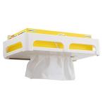 〔m-stone〕ティッシュホルダー ティッシュケース ホルダー ティッシュボックス フック付き ホワイト 吊り下げ ティッシュ ケース