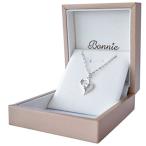 Yahoo! Yahoo!ショッピング(ヤフー ショッピング)Bonnie&Curro オープンハート ネックレス レディース ハートネックレス ジルコニア 女性らしく華やかに アジャスター機能
