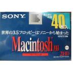 ���ˡ�(SONY) Macintosh �ե����ޥåȺ� 2HD �ޤȤ��40�� 3.5�� �ե��åԡ� (�ۥ磻��) 40MF2HDGEMC