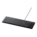 BUFFALO USB接続 有線スタイリッシュキーボード ブラック BSKBU15BK