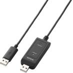 ¡Ú1900ǯ¥â¥Ç¥ë¡ÛELECOM USB¥Ç¡¼¥¿Å¾Á÷¥±¡¼¥Ö¥ë(¥Ö¥é¥Ã¥¯) UC-LC01BK