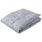 東京西川 ダウンケット (羽毛肌掛け布団) ブルー シングル ダックダウン50% 洗える 軽量 抗菌防臭 クレセント KE09005001A2