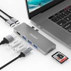 ODOMY USB Type C ¥Ï¥Ö 8in1 USB C ¥Ï¥Ö ¥É¥Ã¥¥ó¥°¥¹¥Æ¡¼¥·¥ç¥ó Macbook Pro 13/15 ¥¤¥ó¥Á Âбþ Thun