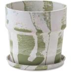 POSH LIVING(poshu living ) urban растения pot молоко / фисташка размер : примерно φ19.5 H18.5 80996