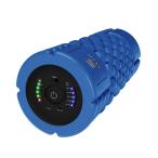 [ＳｔＡｎ] フォームローラー 電動 ストレッチ ポール 振動 筋膜リリース トリガーポイント USB (ブルー, EX)