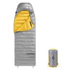 Naturehike 寝袋 ダウン 【足伸ばし可能・完全展開可能】-7.9~4.7℃ シュラフ コンパクト 超軽量 冬用 1人用 650FP 封筒型