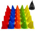 Cloudover треугольник цветные конусы 18cm упаковочный пакет имеется указатель-конус футбол футзал баскетбол 5 цвет (5 цвет )