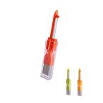 HSOJ белый . лук порей резчик лук-батун резчик лук порей sasa лук-батун пилинг 3WAY удобный кухонная утварь ( красный )