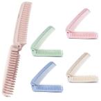 4 шт складной гребень . волосы гребень волосы щетка . голова волосы щетка складной гребень . голова уход за волосами гребень электростатический заряд предотвращение гребень карман переносной легкий 