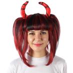 Wigs2you женский парик H-5767 красный . чёрный. .. демон. угол 