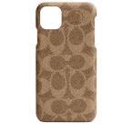 【 純正】☆新品未使用☆COACH (R) ハートケース for iPhone 11 シグネチャー キャンバス オシャレ iPhone ケース 日本国内正規品----送料無料2231