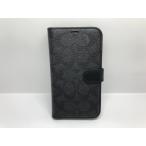 【国内正規品 】☆SSランク☆COACH コーチ ブックタイプ iPhone 11/iPhone 11Pro 用iPhoneケース　Signature Black 手帳型　----送料無料20241021