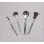 24分の1サイズ  キッチンツール4点セット ミニチュア　ドールハウス（ハーフスケール）