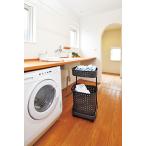 rek воздушный корзина для белья 2 уровень темно-коричневый (0328107).. корзина стирка корзина ванна место с роликами простой сушилка для белья салон чай цвет [ сделано в Японии ]